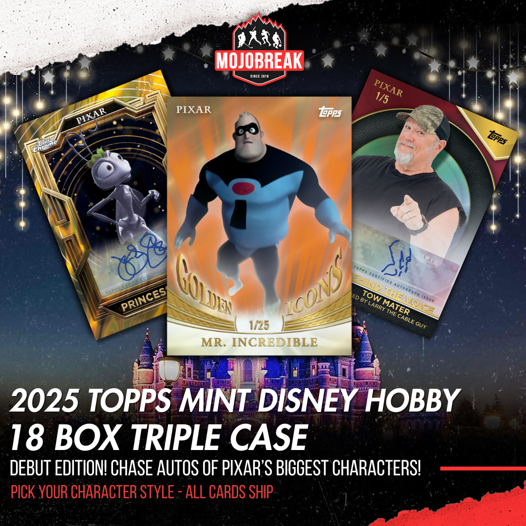 2025 Topps Pixar Gold Hobby 18 Box Triple Case Pick Your Character #1