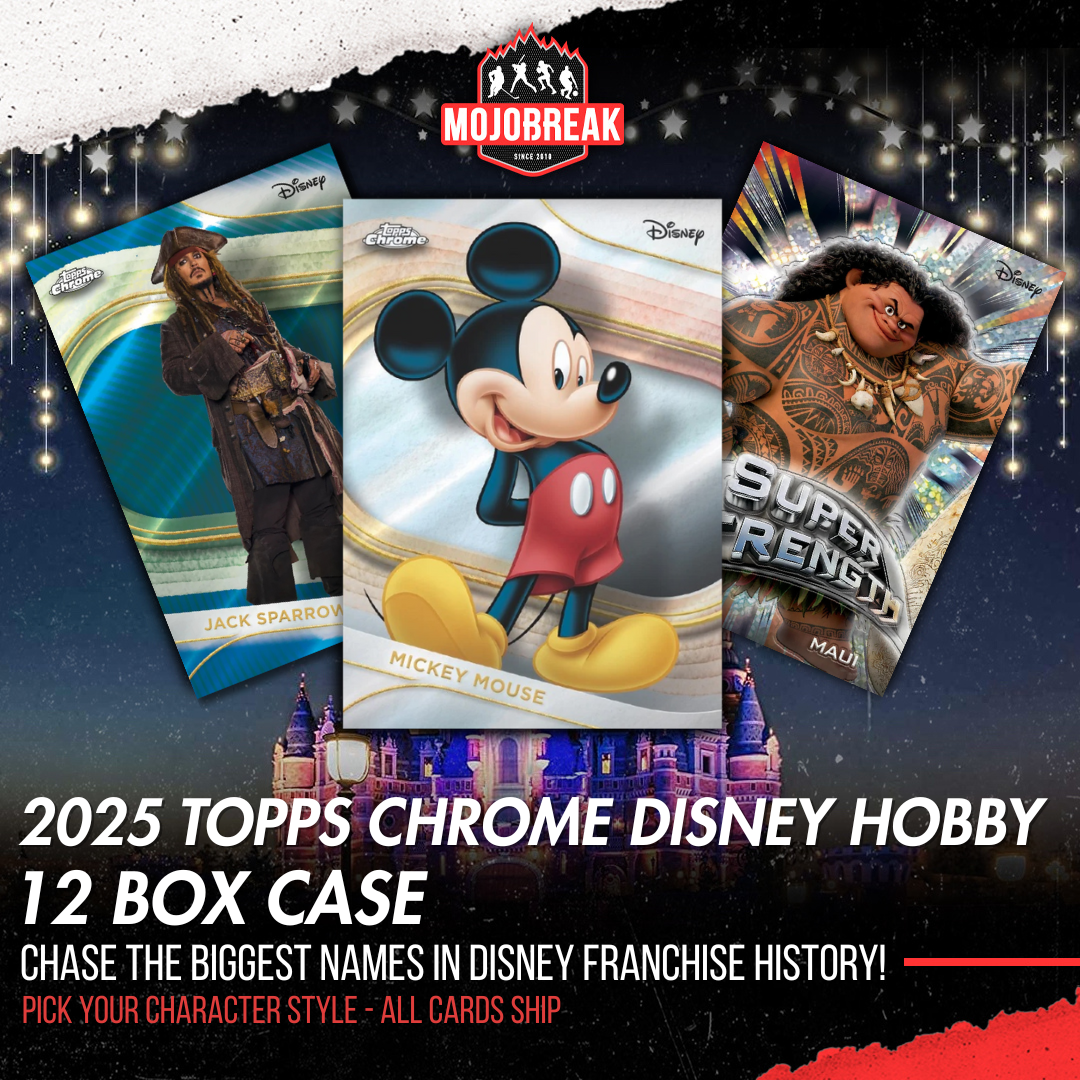 2025 Topps Chrome Disney Hobby 12 Box Case Pick Your Character #2
