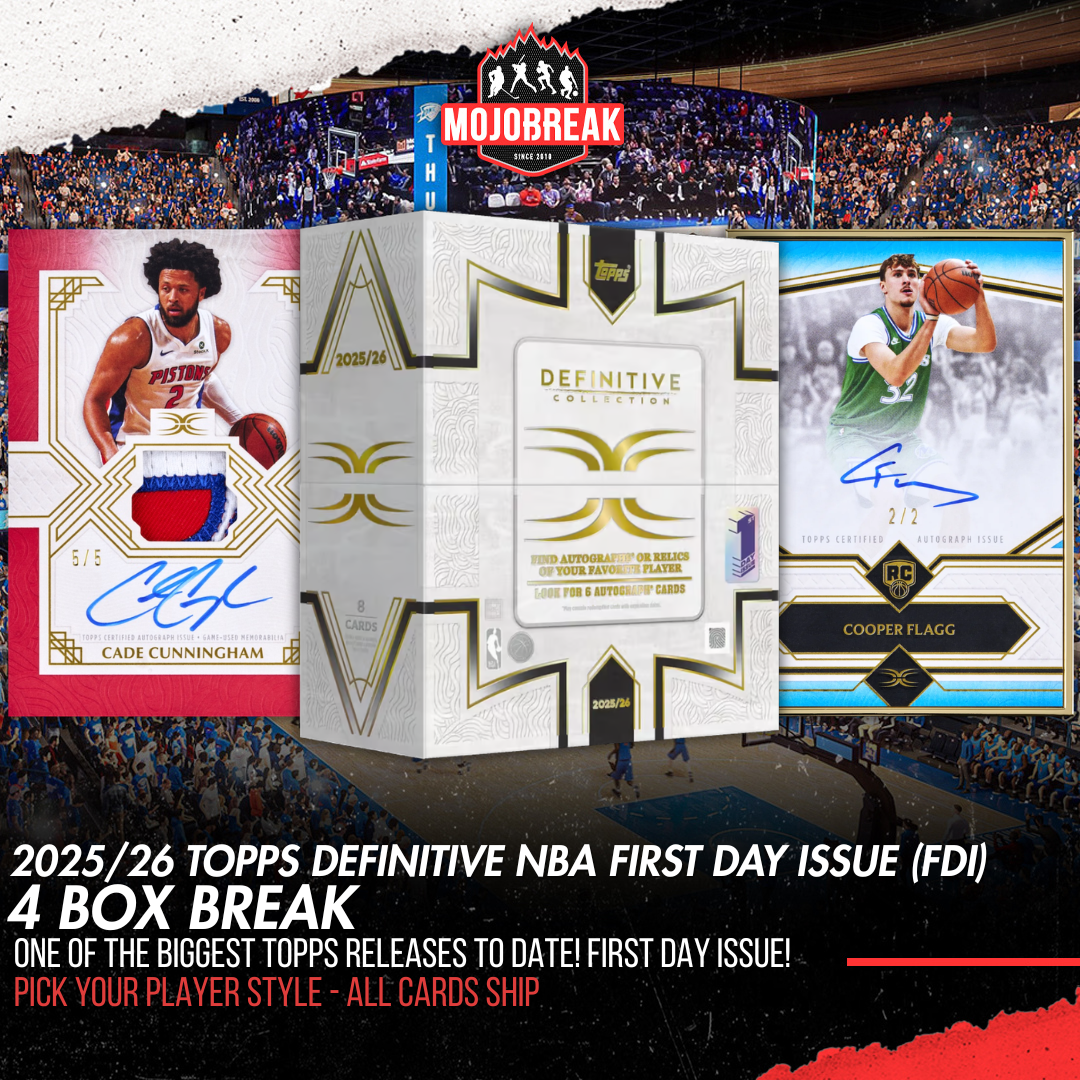 2025/26 Topps Definitive Basketball Hobby First Day Issue 4 Box Pick Your Player #1