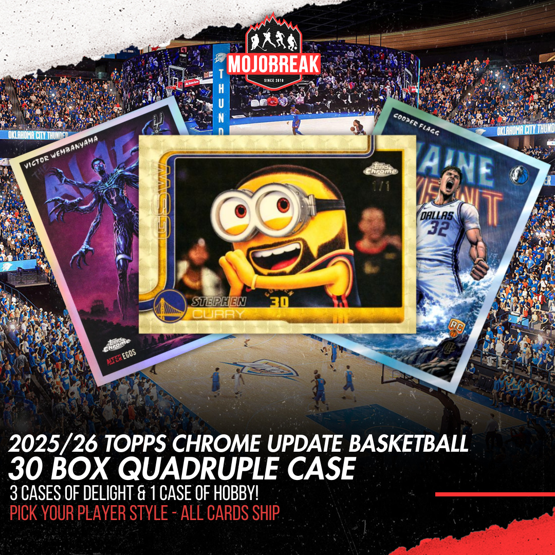 2025/26 Topps Chrome Update Series Basketball Hobby Delight 30 Box Quad Case Pick Your Player #1