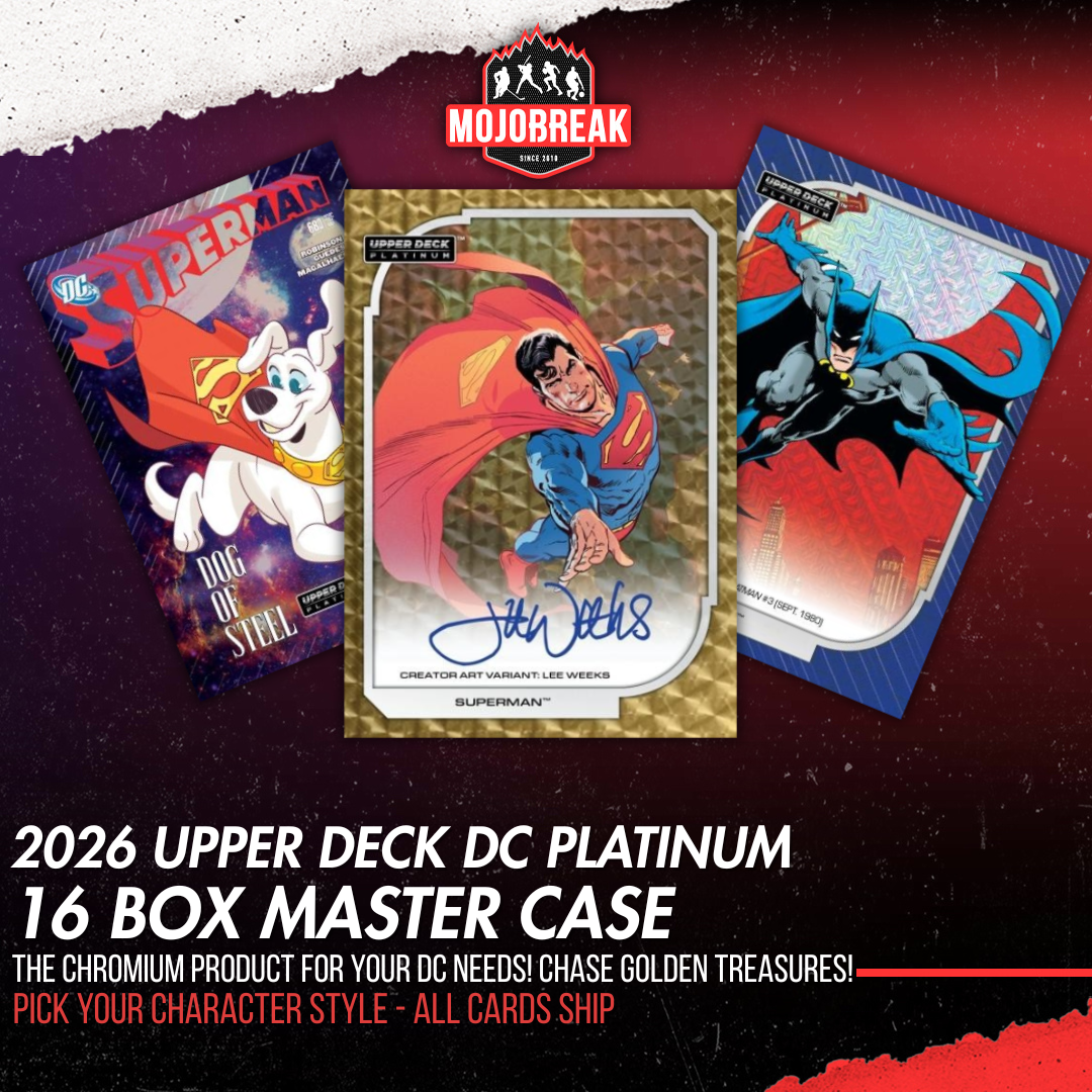 Upper Deck Platinum DC Trading Cards Hobby 16 Box Master Case Pick Your Character #1
