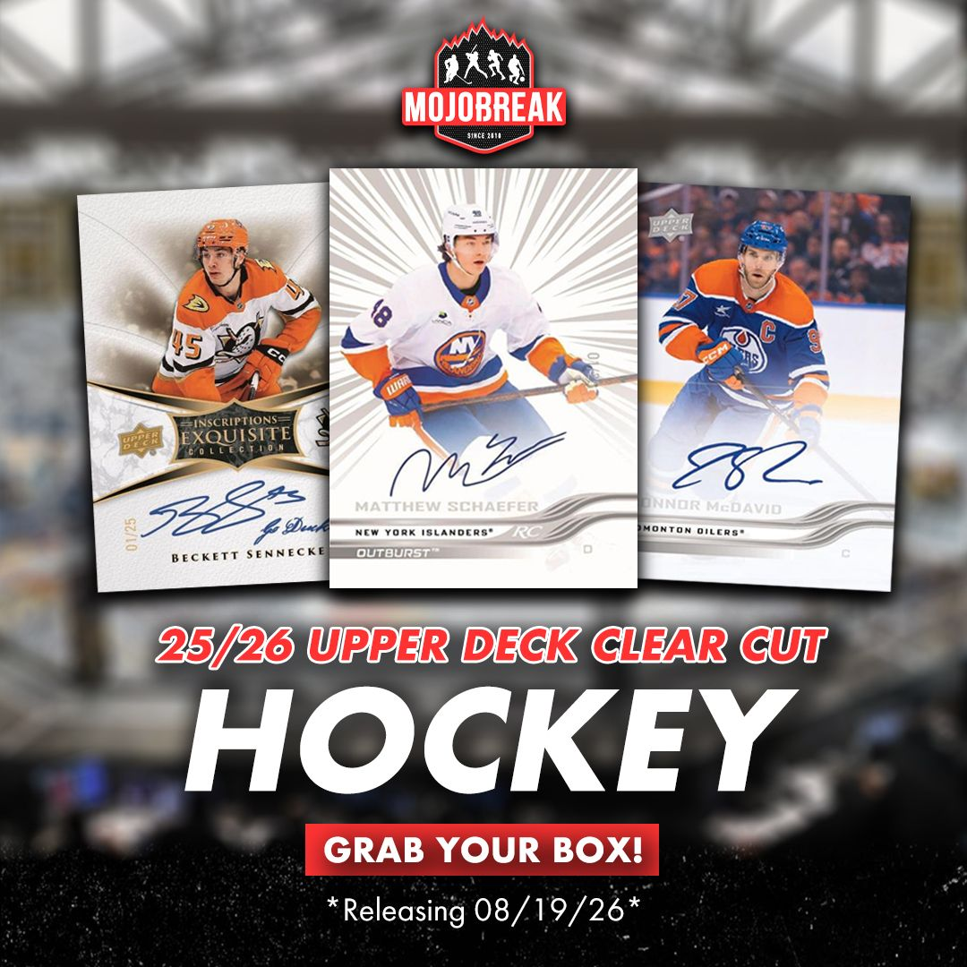 2025/26 Upper Deck Clear Cut Hockey Hobby Breaks