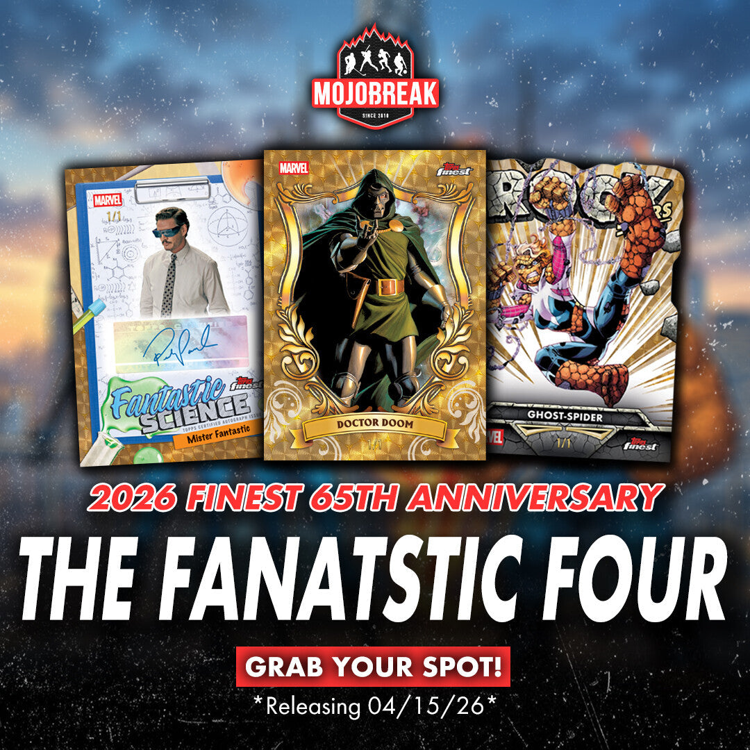 2026 Topps Marvel Finest The Fantastic Four 65th Anniversary Hobby