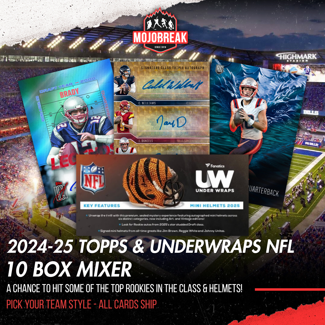 2024-25 Topps & Underwraps Football 10 Box Mixer Pick Your Team #5