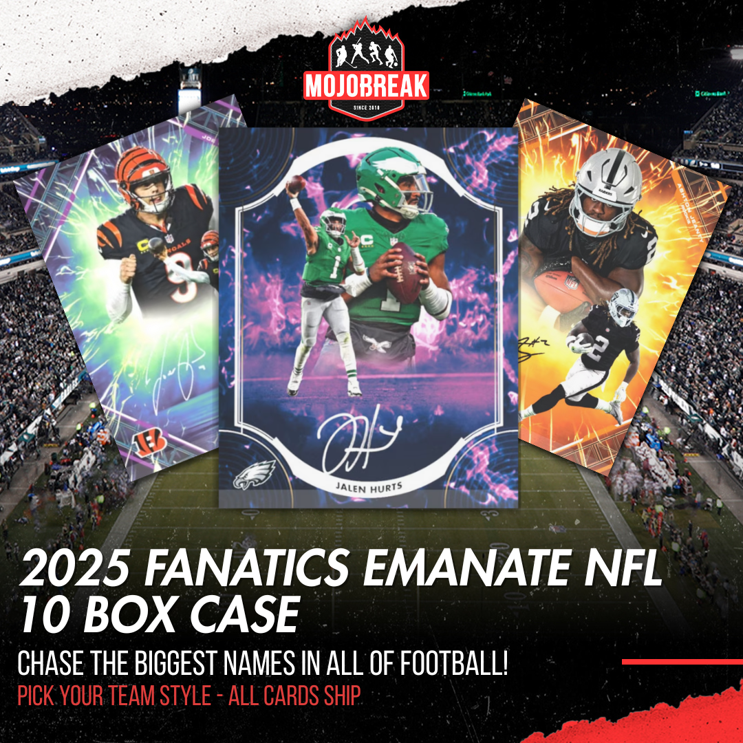 2025 Fanatics Underwraps Emanate Football 10 Box Case Pick Your Team #2