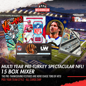 Multi Year Pre-Turkey Spectacular 15 Box Mixer Pick Your Team #1