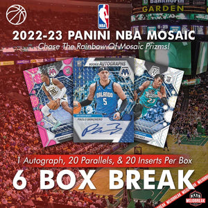 22/23 Panini Mosaic NBA 6 Box PYT #17