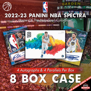 2022-23 Panini Spectra NBA Hobby 8 Box Case #1