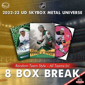 2022-23 UD Skybox Metal Universe NHL 8 Box RT #3