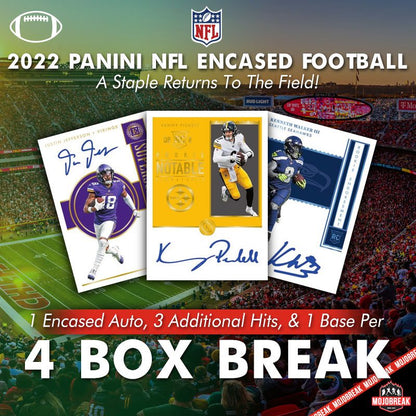 2022 Panini Encased NFL 4 Box PYT #10