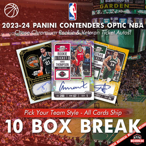 2023-24 Panini Contenders Optic NBA Hobby 10 Box Pick Your Team #9