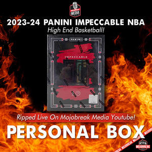 Personal Box - 2023/24 Panini Impeccable Basketball Hobby Box (PB)