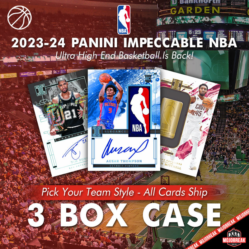 2023-24 Panini Impeccable NBA Hobby 3 Box Case Pick Your Team #8