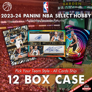 2023-24 Panini Select NBA Hobby 12 Box Case Pick Your Team #2