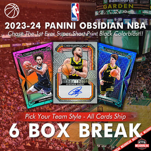 2023-24 Panini Obsidian NBA Hobby 6 Box Pick Your Team #8