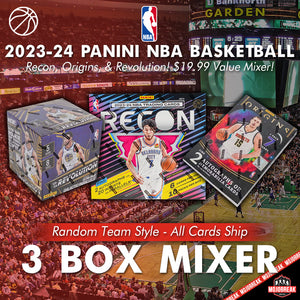 2023-24 Panini NBA Basketball 3 Box Value Mixer Random Team #1