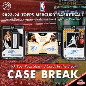 2023/24 Topps Mercury Victor Wembanyama Case Break Pick Your Pack #3