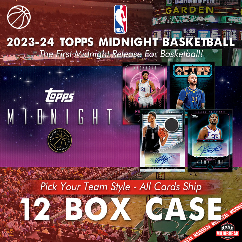 2023-24 Topps Midnight Basketball Hobby 12 Box Case Pick Your Team #1