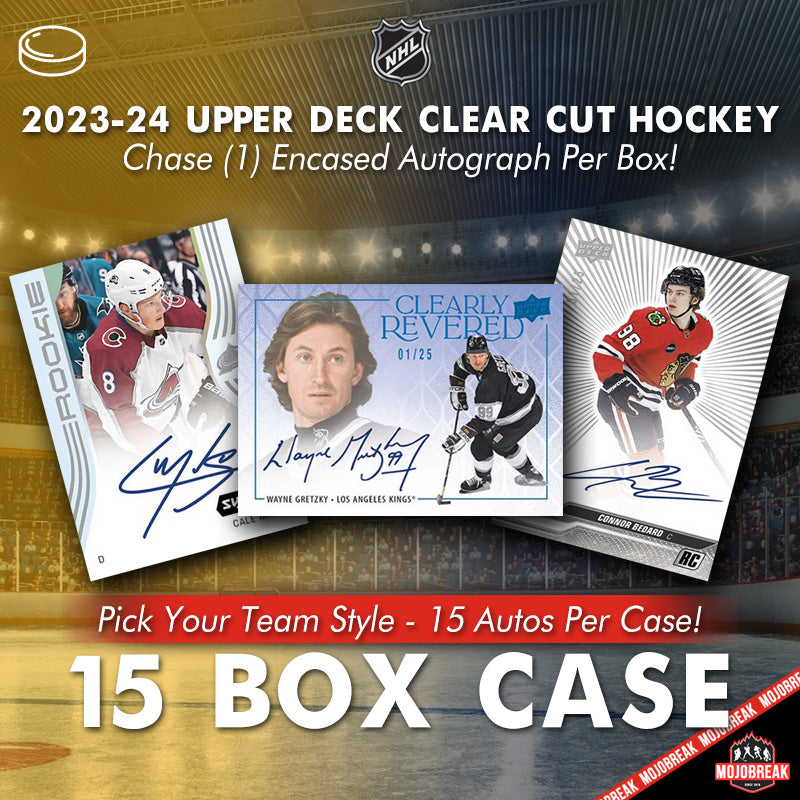 2023-24 Upper Deck Clear Cut Hockey 15 Box Case Pick Your Team #13