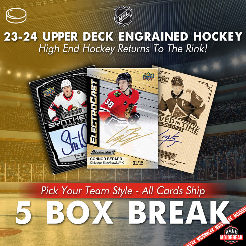 2023-24 Upper Deck Engrained Hockey 5 Box Pick Your Team #6