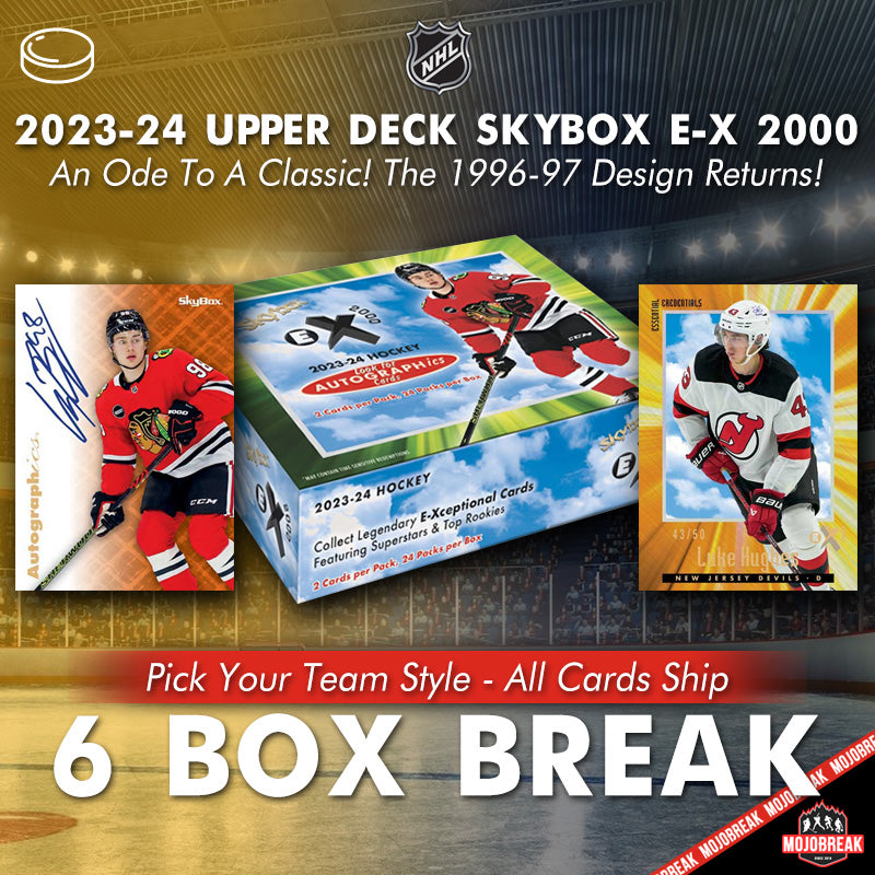 2023-24 Upper Deck Skybox E-X 2000 Hockey 6 Box Pick Your Team #4