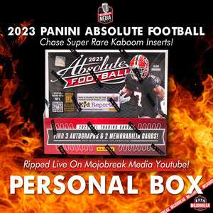 Personal Box - 2023 Panini Absolute Football Hobby Box (PB)