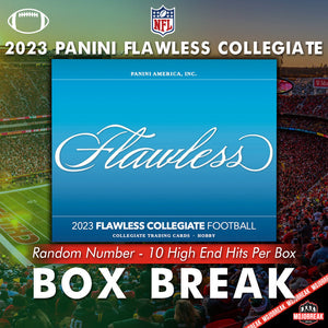 2023 Panini Flawless Collegiate Football Box Break Random Number #11