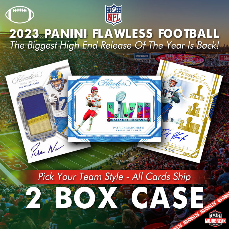 2023 Panini Flawless NFL Football Hobby 2 Box Case Pick Your Team #5