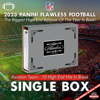 2023 Panini Flawless NFL Football Hobby Single Box Random Team #3