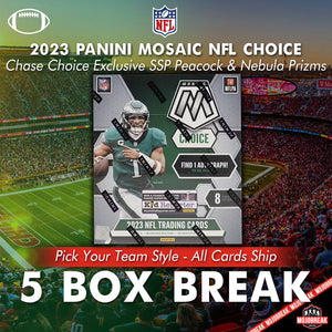 2023 Panini Mosaic NFL Choice 5 Box Pick Your Team #2