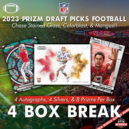2023 Prizm Draft Picks NFL 4 Box Random Team #15