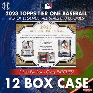 2023 Topps Tier One Baseball 12 Box Case #1