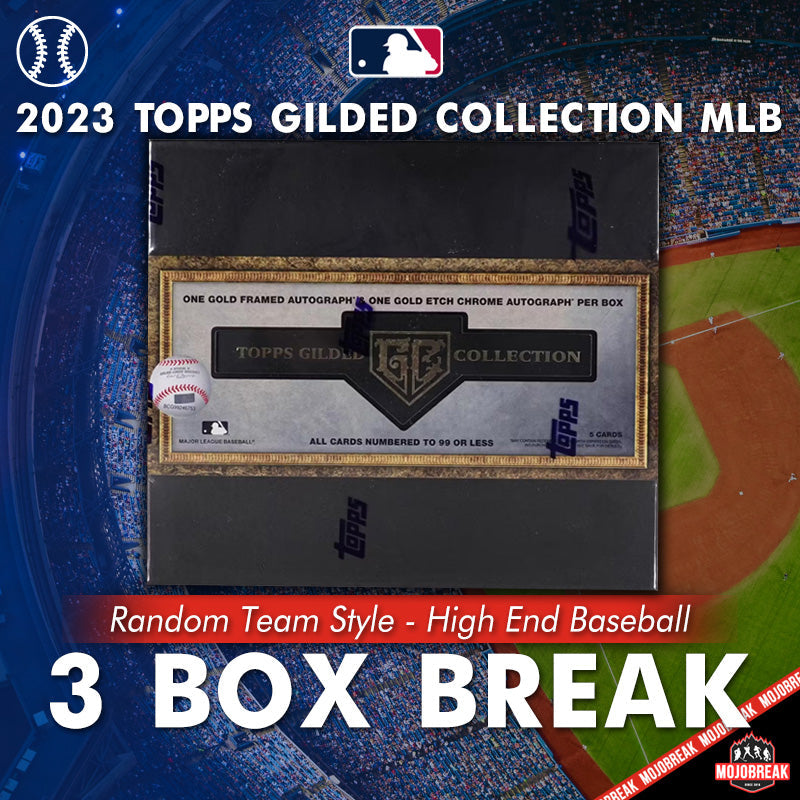 2023 Topps Gilded Collection Baseball 3 Box Break Random Team #4
