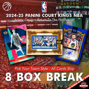 2024-25 Panini Court Kings NBA Hobby 8 Box Pick Your Team #2