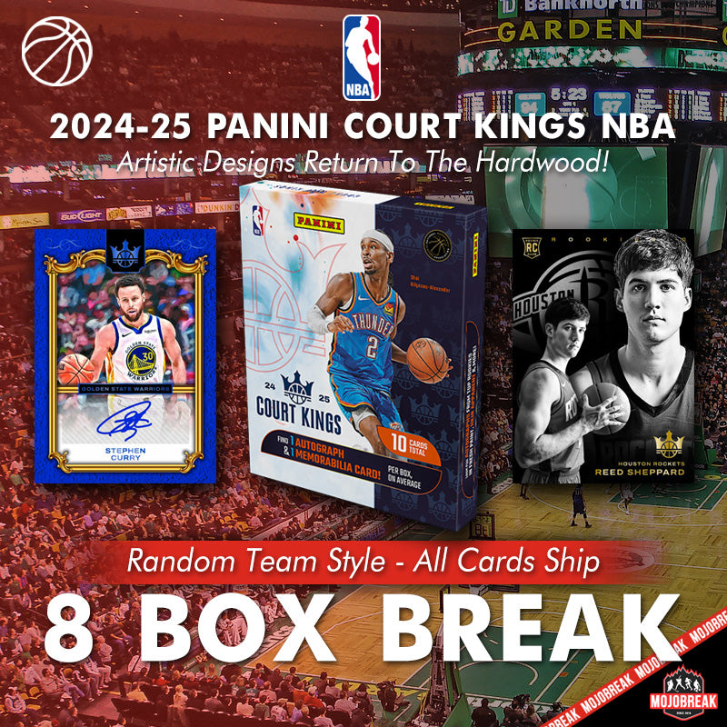 2024-25 Panini Court Kings NBA Hobby 8 Box Random Team #1