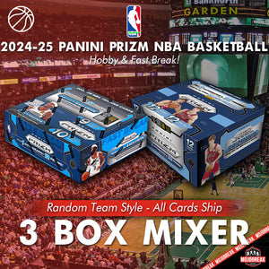 2024-25 Panini Prizm NBA Hobby & Fast Break 3 Box Random Team #1