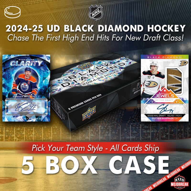 2024-25 Upper Deck Black Diamond Hockey 5 Box Case Pick Your Team #20