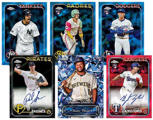 2024 Topps Chrome Update Series Sapphire Baseball 5 Box Pick Your Team #6