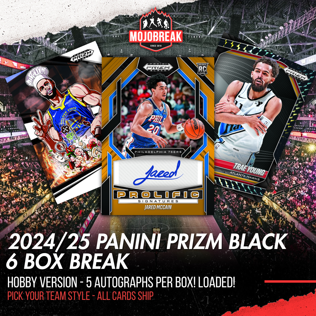 2024-25 Panini Prizm Black Basketball Hobby 6 Box Pick Your Team #5