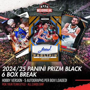 2024-25 Panini Prizm Black Basketball Hobby 6 Box Pick Your Team #5