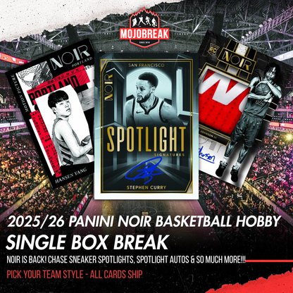 2025/26 Panini Noir Basketball Hobby Single Box Pick Your Team #1