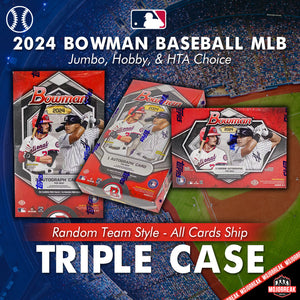 2024 Bowman Baseball Jumbo Hobby HTA Triple Case Random Team #1