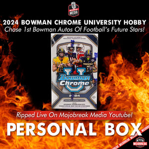 Personal Box - 2024 Bowman Chrome University Football Hobby Box (PB)