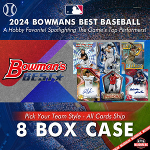 2024 Bowman's Best Baseball Hobby 8 Box Case Pick Your Team #8