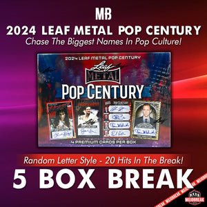 2024 Leaf Metal Pop Century 5 Box Random Letter #16