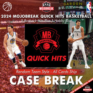 2024 Mojobreak Quick Hits NBA Vol. 1 Case Break Random Team #11