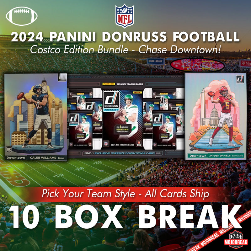 2024 Panini Donruss Costco Bundle NFL 10 Box Pick Your Team 2