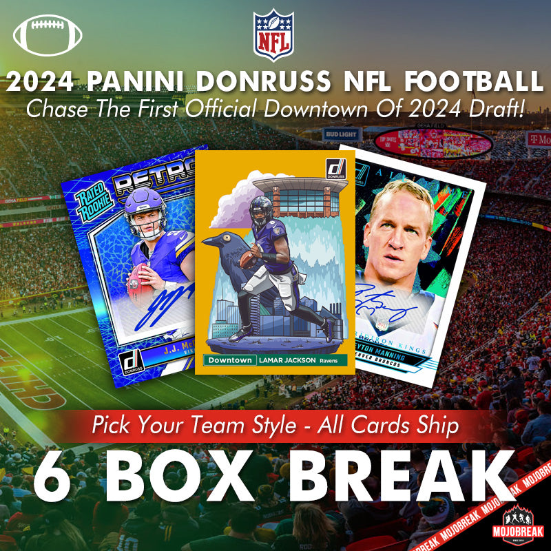 2024 Panini Donruss NFL Hobby 6 Box Pick Your Team #3