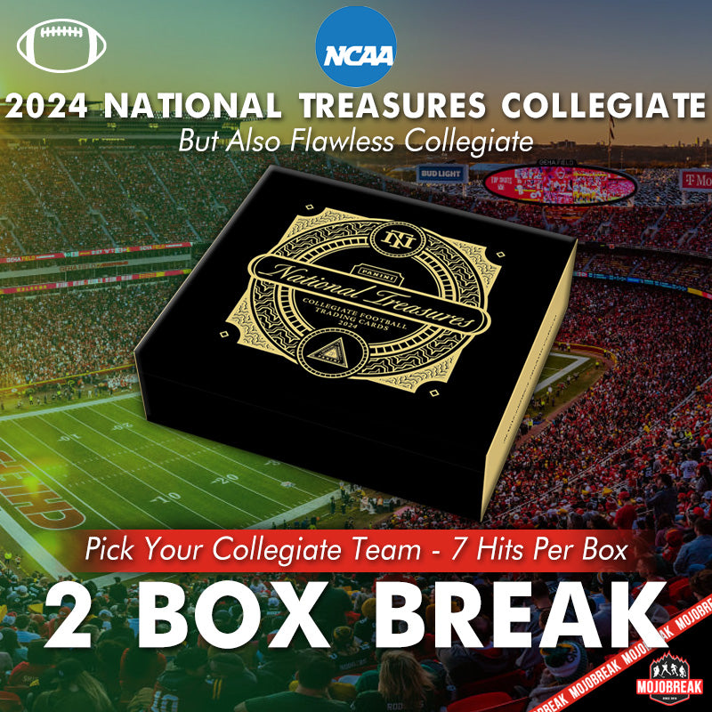 2024 Panini National Treasures Collegiate Football 2 Box Pick Your Team #3