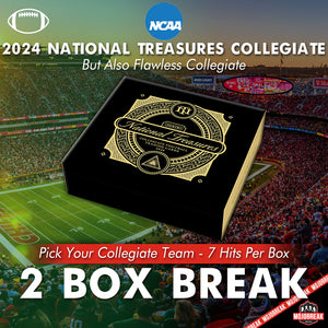 2024 Panini National Treasures Collegiate Football 2 Box Pick Your Team #2